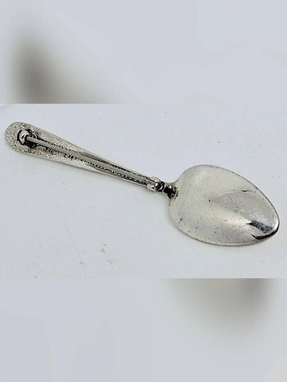 * Vintage Reed & Barton Sterling Silver 925 Spoon Pin Brooch